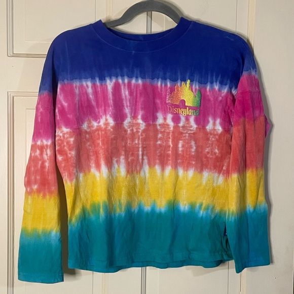 Disney Other - Disney Land Spirit Jersey Tie Dye Long Sleeve T-Shirt Kids Youth Size Large